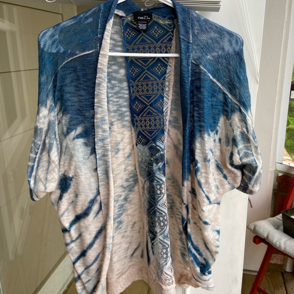 Blue and White kimono